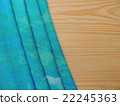 Turquoise beach pareo on the boards 22245363