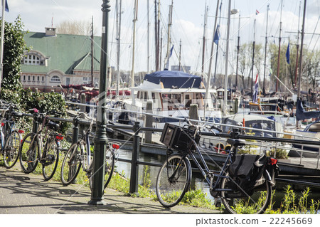 view to Rotterdam city harbour, future 22245669