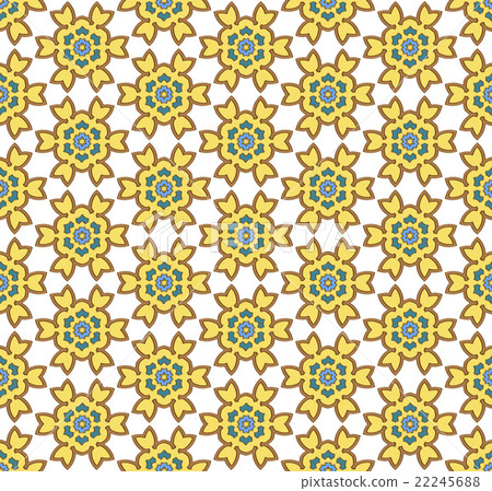 floral retro pattern floral retro pattern 22245688