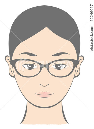 Glasses women's fox illustration 22246027