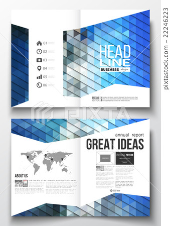 Set of business templates for brochure, magazine Set of business templates for brochure, magazine 22246223