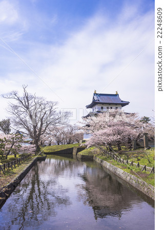 櫻花盛開的松前城堡 22248609