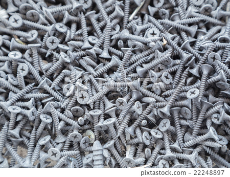 Background of many screws 22248897