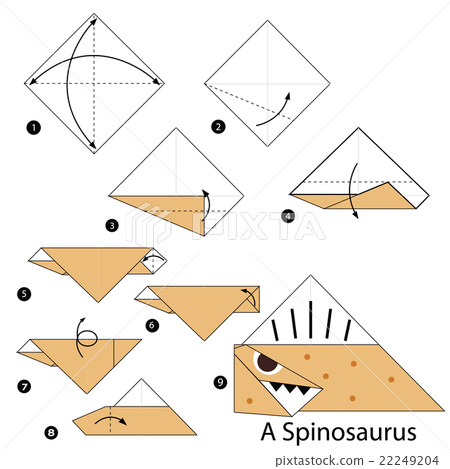 origami A Dinosaur. 22249204