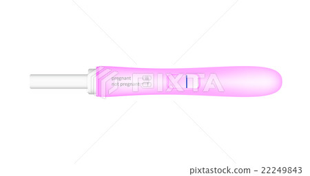 Negative pregnancy test in pink design Negative pregnancy test in pink design 22249843