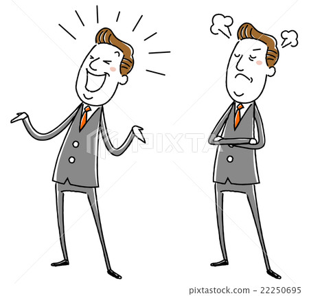 Illustration material: Middle-aged businessman laugh at me Illustration material: Middle-aged businessman laugh at me 22250695