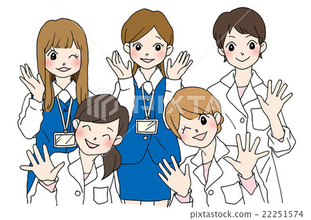 Medical female staff doctor Medical female staff doctor 22251574