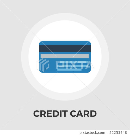 Credit Card Vector Flat Icon 22253548