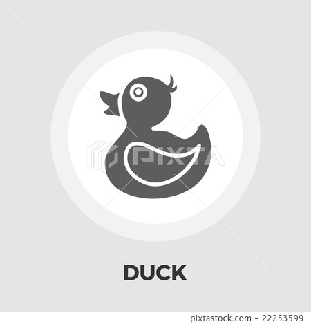 Duck flat icon 22253599