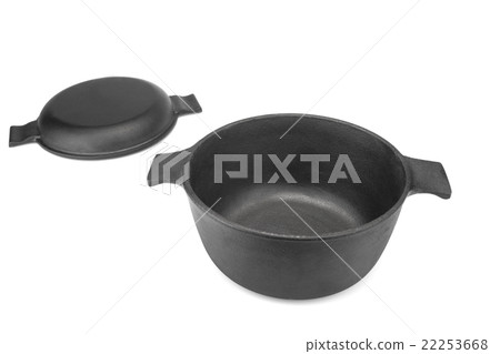 Cast Iron Dutch Oven Or Pot With Pan Cover 22253668