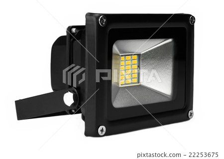 Outdoor Waterproof LED Floodlight Isolated Outdoor Waterproof LED Floodlight Isolated 22253675