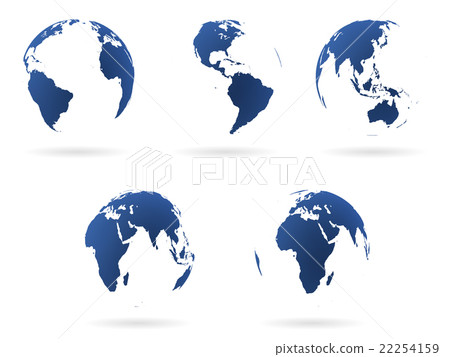 Earth globes set 22254159