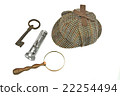 Sherlock Holmes Cap, Magnifying Glass, Flashlight 22254494