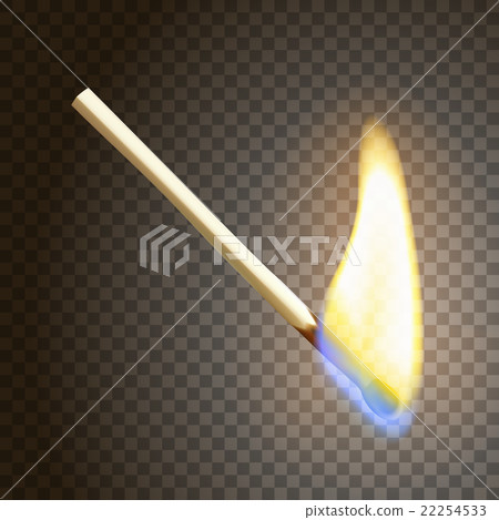 Realistic burning match Realistic burning match 22254533