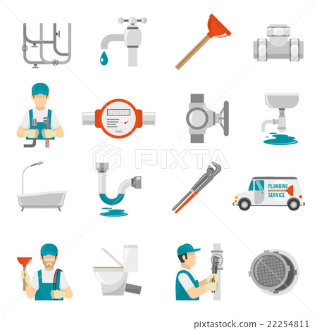 Plumbing Icons Set Plumbing Icons Set 22254811