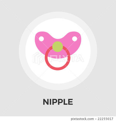 Nipple vector flat icon - Stock Illustration [22255017] - PIXTA