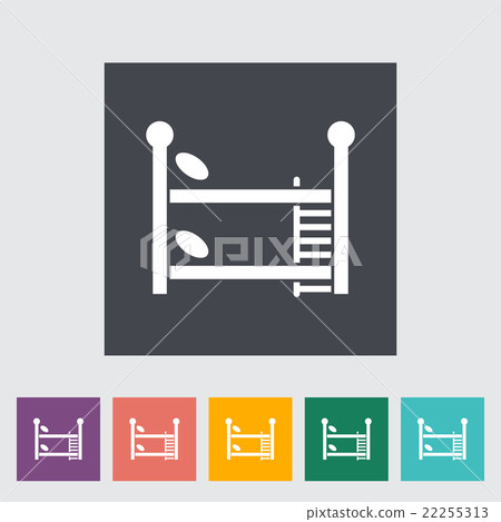 Bunk bed Vector Flat Icon Bunk bed Vector Flat Icon 22255313