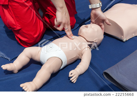 Infant CPR dummy first aid 22255668
