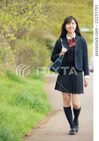 Uniform girls high school student Uniform girls high school student 22255781