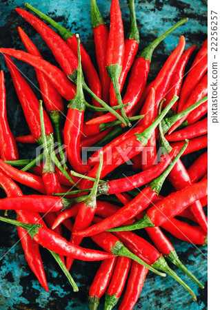 Red Chili Peppers Close-up 22256257