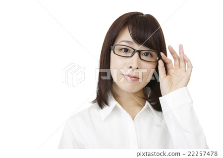 Woman in glasses 22257478