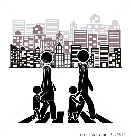 people walking design  22259741