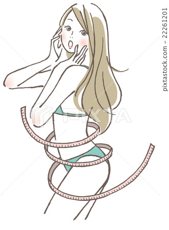 女性的身體線條 22261201