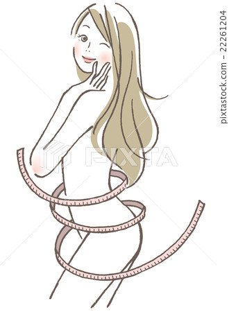 女性的身體線條 22261204