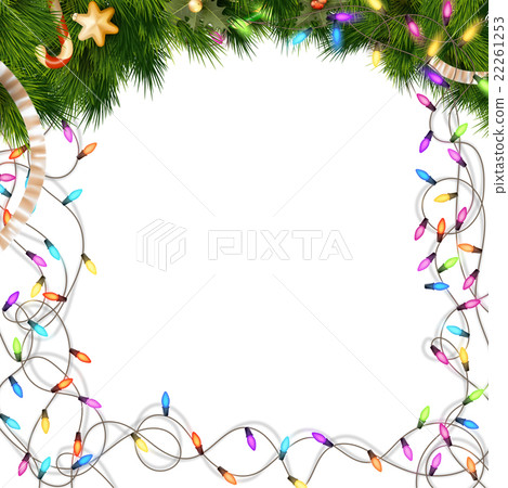 Color Christmas light bulbs on white. EPS 10 Color Christmas light bulbs on white. EPS 10 22261253