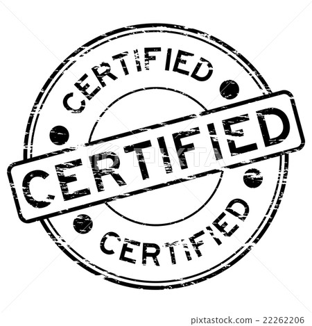 Certified stamp (Black) 22262206