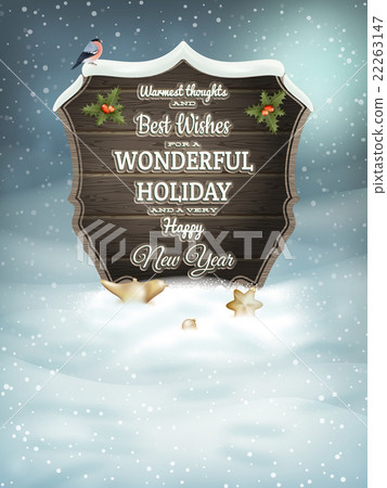 Christmas vintage greeting card. EPS 10 Christmas vintage greeting card. EPS 10 22263147