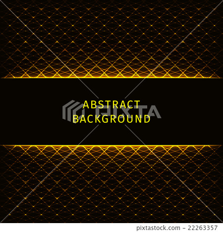 Lights abstract shape on dark background - Stock Illustration [22263357 ...