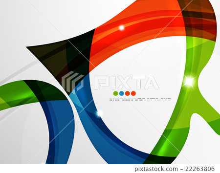 Smooth wave line abstract background Smooth wave line abstract background 22263806