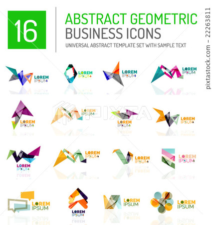 Abstract business icons Abstract business icons 22263811