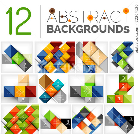 Collection of abstract backgrounds Collection of abstract backgrounds 22264126