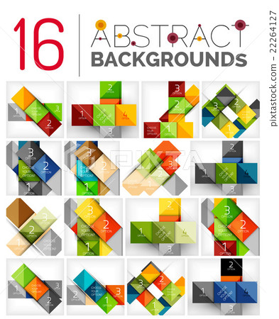 Collection of abstract backgrounds 22264127