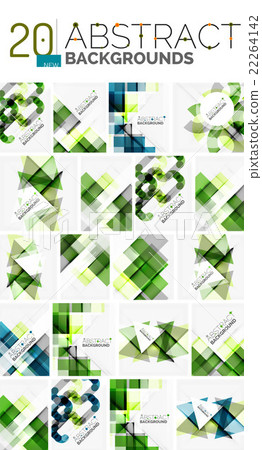 Collection of abstract backgrounds 22264142