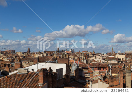 Rooftops of Toulouse in France Rooftops of Toulouse in France 22264481