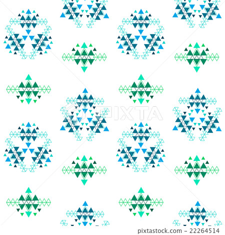 Colorful ethnic seamless pattern design. Colorful ethnic seamless pattern design. 22264514