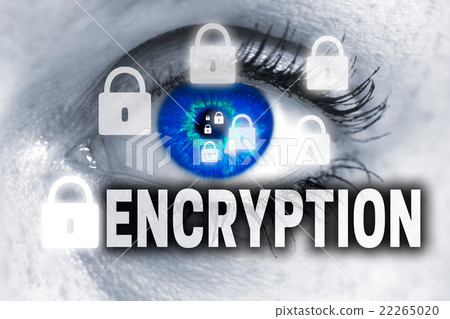 encryption eye looks at viewer concept background encryption eye looks at viewer concept background 22265020