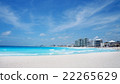 Beach in Cancun, Mexico 22265629