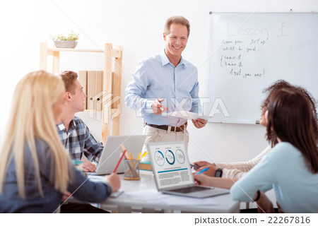 One group of students studying in the class 22267816