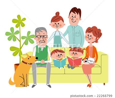 Family and pet 22268799