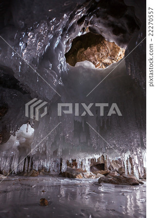 Ice Hole in the grotto. 22270557