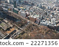分城市中心公園和建築物的風景 22271356