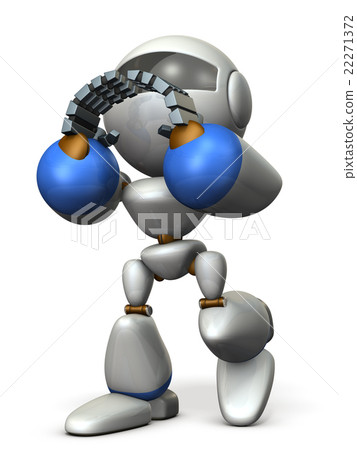 可愛的機器人給歡呼 22271372