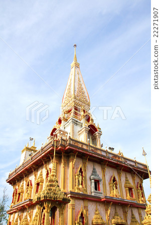 Pagoda in Wat Chalong or Chaitharam Temple 22271907