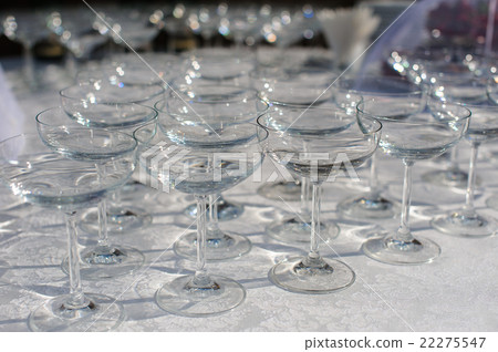 Empty cocktail glasses, martini 22275547