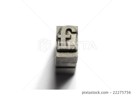 Dollar and Pound metal sign 22275756