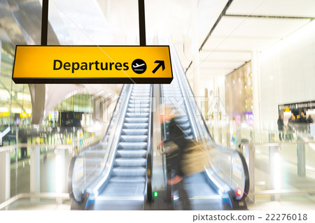 Flight, arrival and departure board at the airport 22276018